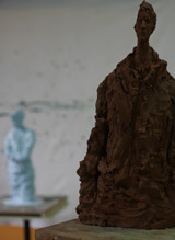 Grand buste - Le Vertige, l'homme chancelant